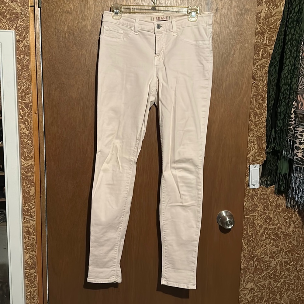 J brand beige pants skinny 29